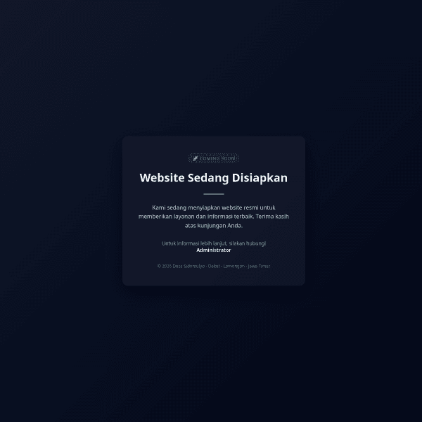 Thumbnail for Sidomulyo Deket dot ID - Menuju Desa Digital