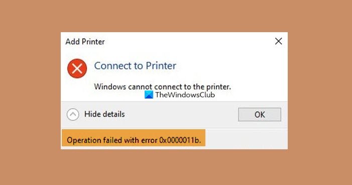 Cara Perbaiki Error Kode 0x0000011b Windows Sharing Printer